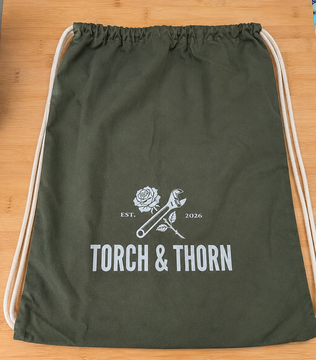 T&T Signature Drawstring Bag