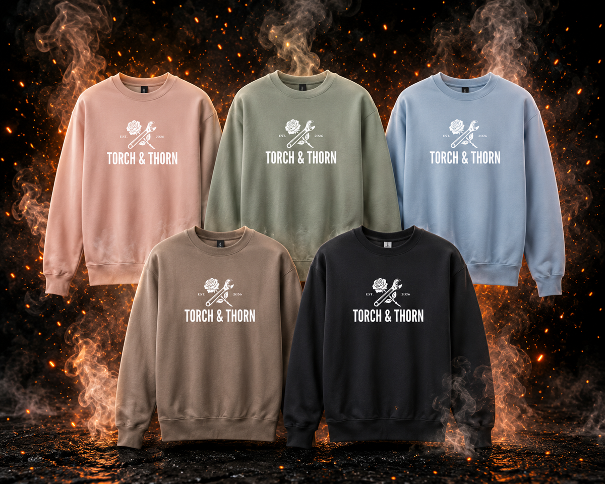 Torch & Thorn Midweight Signature Crewneck