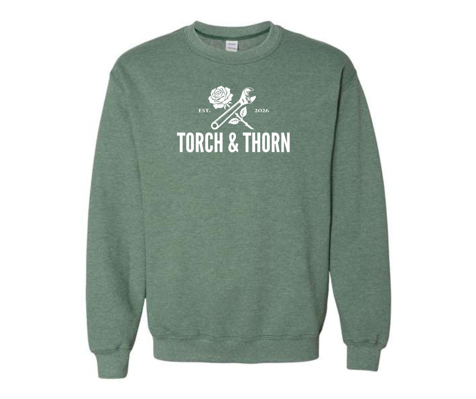 Torch & Thorn Heavyweight Signature Crewneck