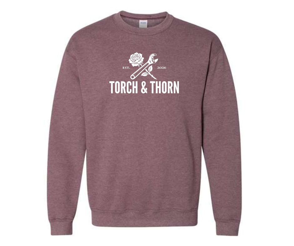 Torch & Thorn Heavyweight Signature Crewneck