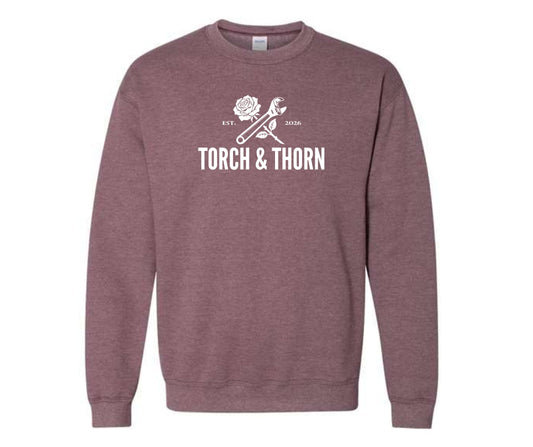 Torch & Thorn Heavyweight Signature Crewneck